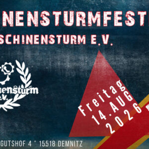Maschinensturm Festival 2026 Ticket Freitag