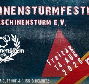 Maschinensturm Festival 2026 Freitag
