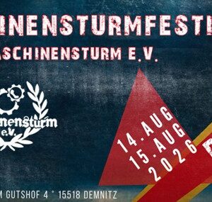 Maschinensturm Festival 2026 Wochenendticket